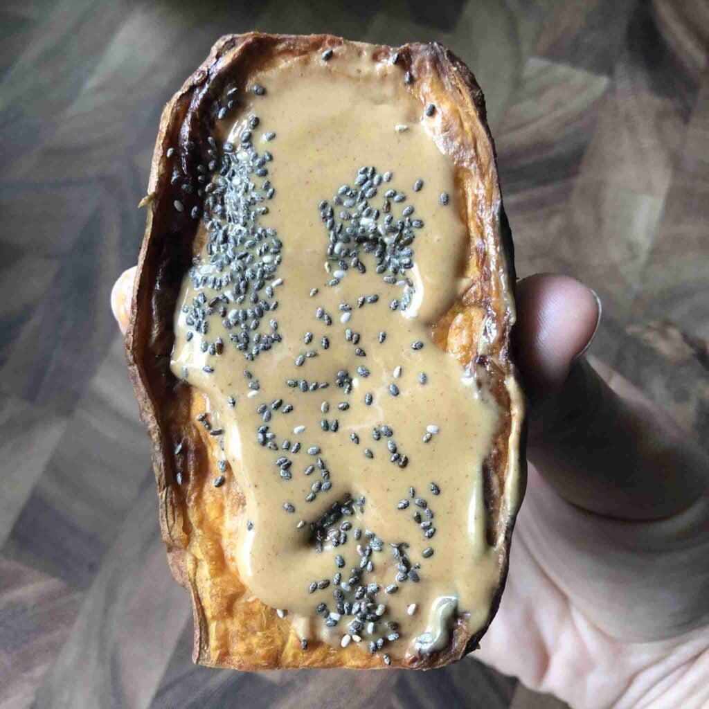healthy breakfast meal prep sweet potato toast