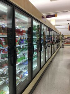 grocery aisles eating on a budget