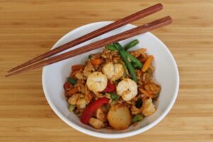 shrimp stir-fry