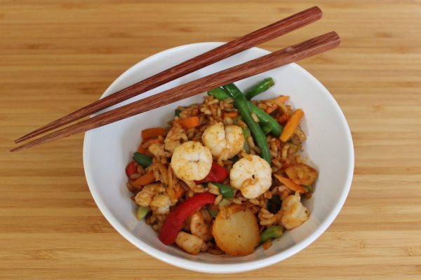 shrimp stir-fry