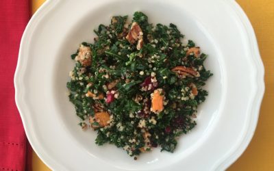 Kale and Quinoa Power Salad is packed full of anti-oxidants