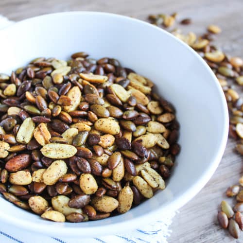 trail mix peanuts and pepitas