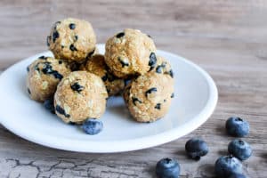 blueberry muffin energy bites