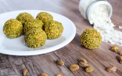Matcha Pistachio Energy Balls