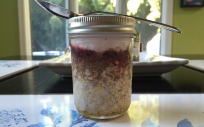 PB&J Peanut Butter Overnight Oats