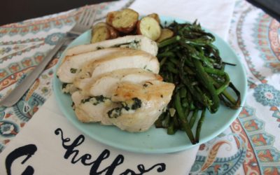 Spinach and Artichoke Stuffed Chicken