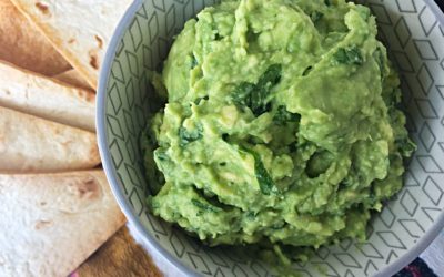 Quick Guacamole and Homemade Tortilla Chips
