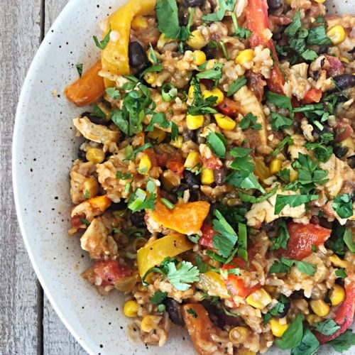 fiesta rice one dish meal easy fiesta rice bowl