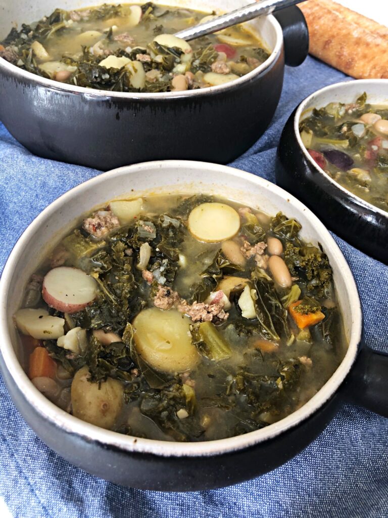 Turkey Sausage and Kale Soup