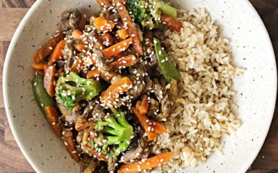 Easy Beef Teriyaki Stir Fry Recipe in a slow cooker