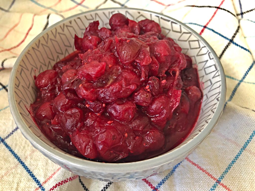 homemade cranberry sauce