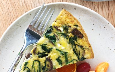 Spinach Mushroom Frittata