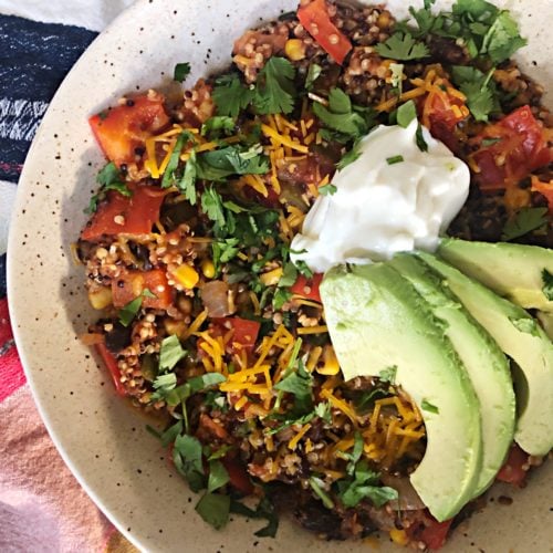 one pot mexican quinoa
