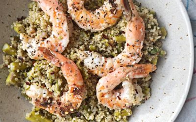 Shrimp and Asparagus Quinoa