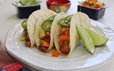 Sweet Pork Tacos with Pineapple Habanero Salsa
