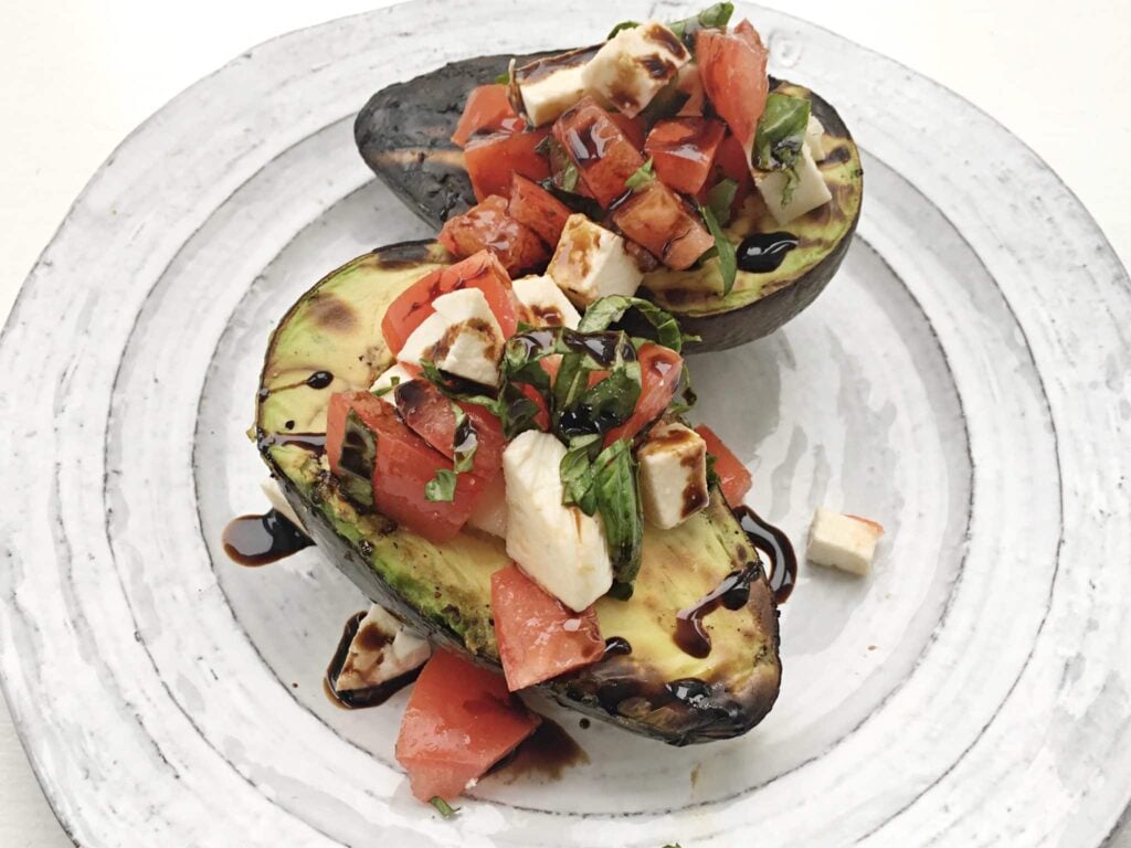 Caprese Stuffed Avocados
