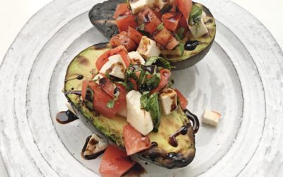 Caprese Stuffed Avocados