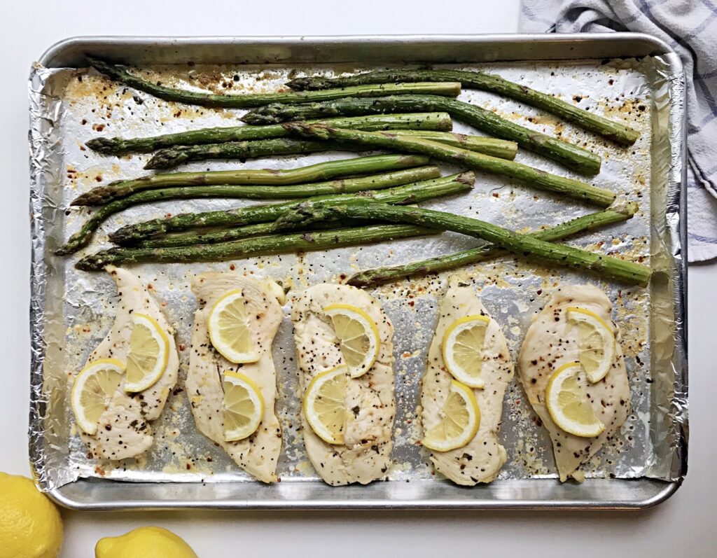 lemon chicken asparagus