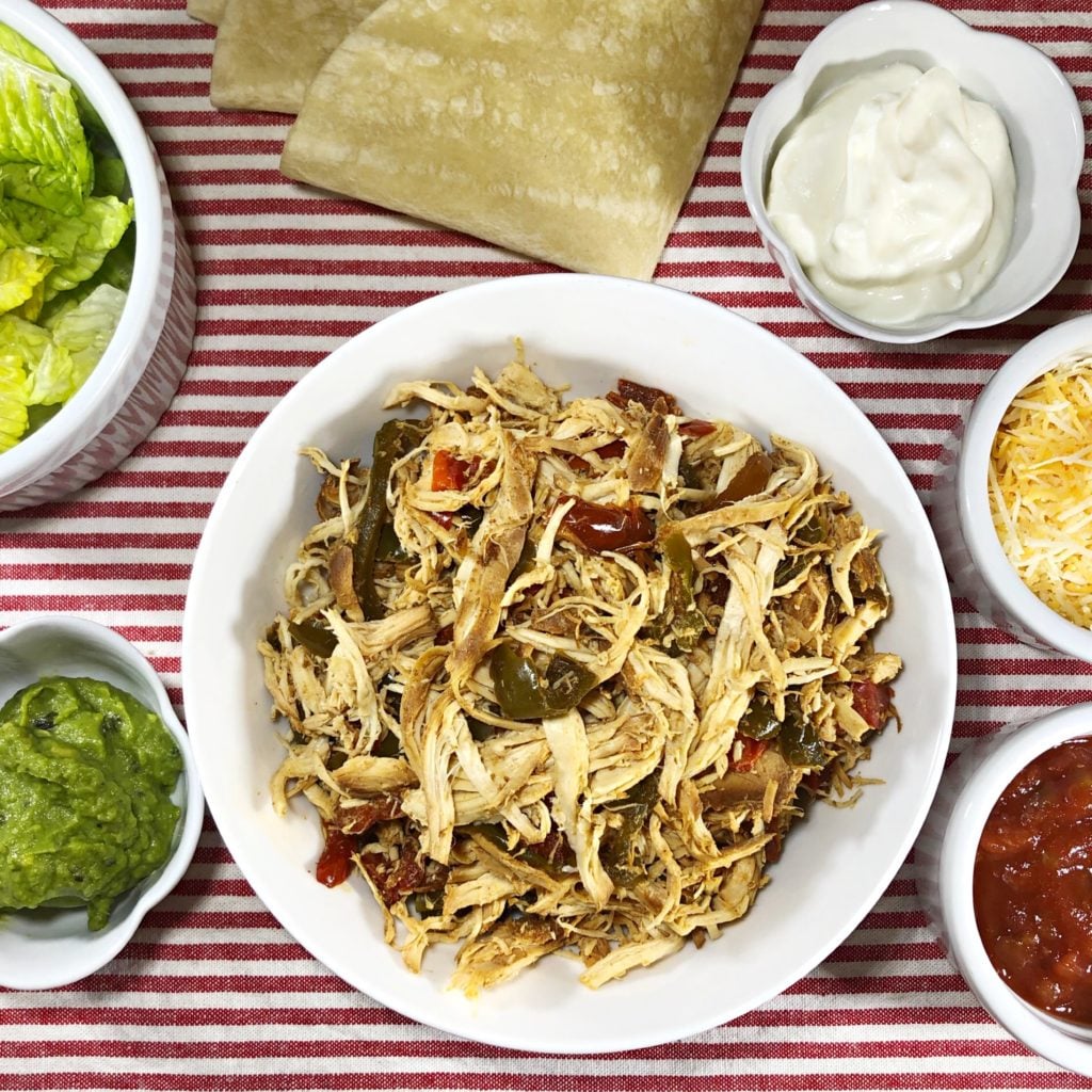 chicken fajitas