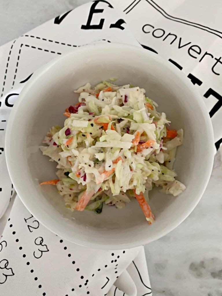 Greek Yogurt Coleslaw healthy bbq sides