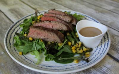 Steak and Asparagus Salad with Balsamic Dressing