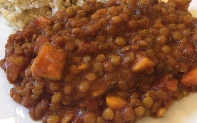Slow Cooker Coconut Curry Lentils