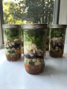 Greek Mason Jar Salad
