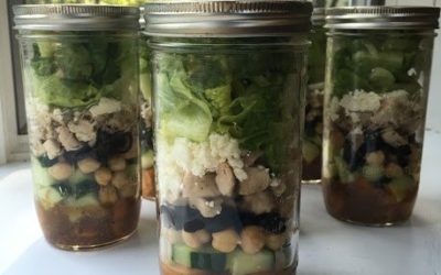 Greek Mason Jar Salad