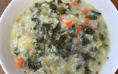 Tuscan Rice and Sausage Soup is Perfect for Cold Winter Nights