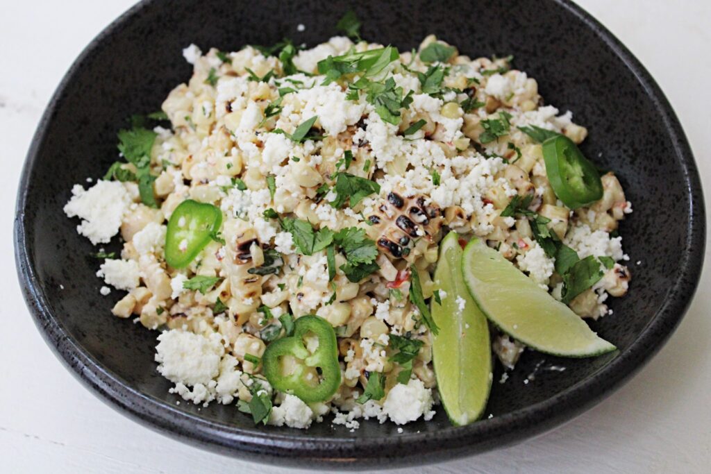 Mexican Street Corn Salad summer vegetable recipe