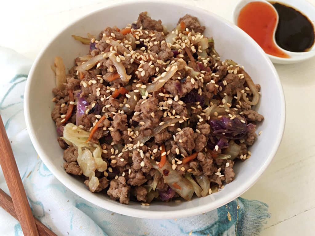 Egg roll in a bowl recipe