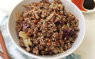 Low Carb Egg Roll in a Bowl Recipe for an easy lunch