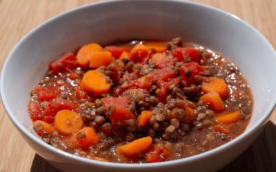 Chunky Vegetable Lentil Soup Recipe is Vegan Too