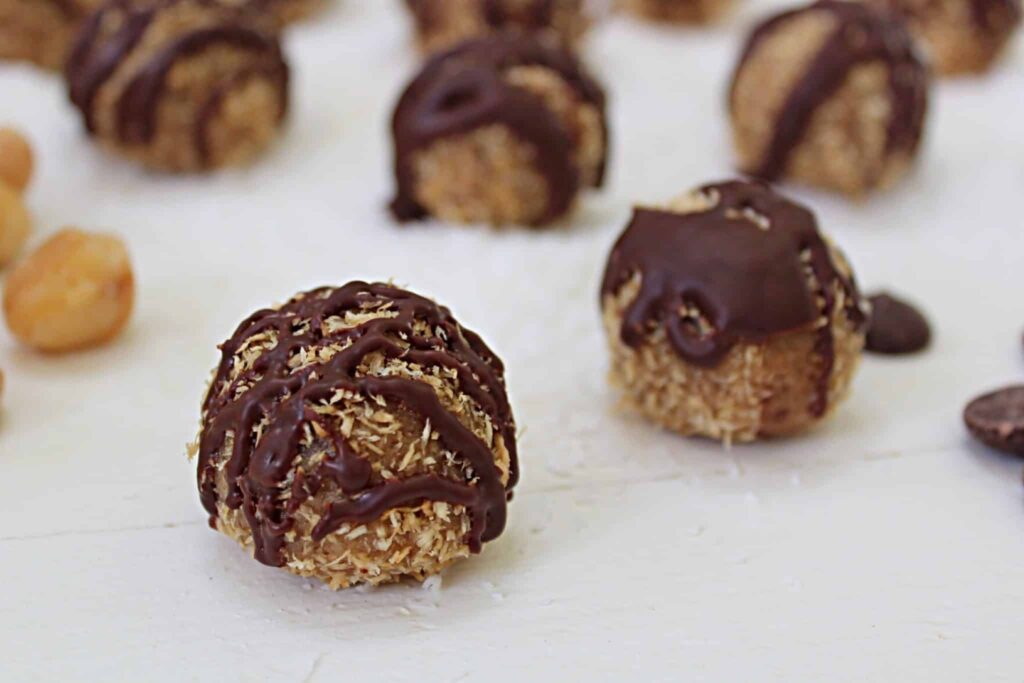 Coconut Cookie Dough Bites