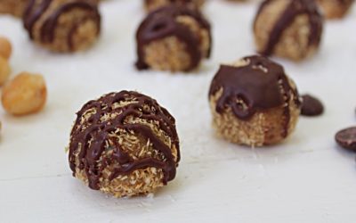 Coconut Dough Cookie Bites