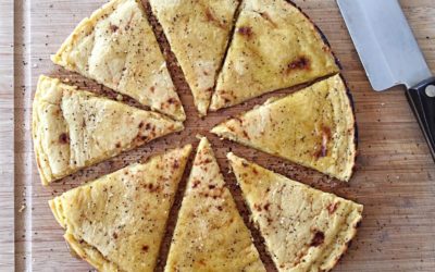 Socca Flatbread Recipe Made with Chickpeas