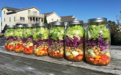 Cilantro Lime Chicken Mason Jar Salad
