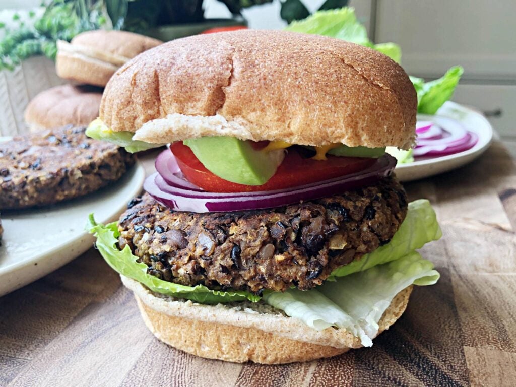 healthy recipe black bean burgers