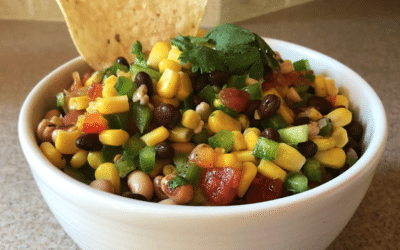 Black Bean and Corn Salsa for a Tasty Fiber-Rich Snack