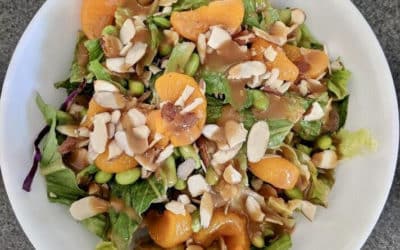 Fresh Sesame Salad for Low FODMAP or Vegetarian Diets