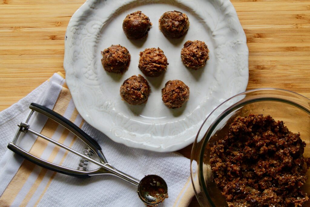 Chocolate Coconut Energy Bites