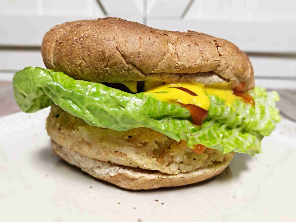 vegan bean burger