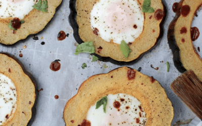 Acorn Squash Nests for a diabetes friendly breakfast