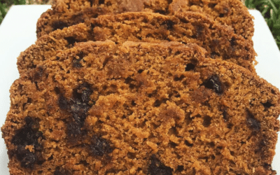 Raisin Pumpkin Spice Bread Recipe that is Gluten-free and Dairy-free