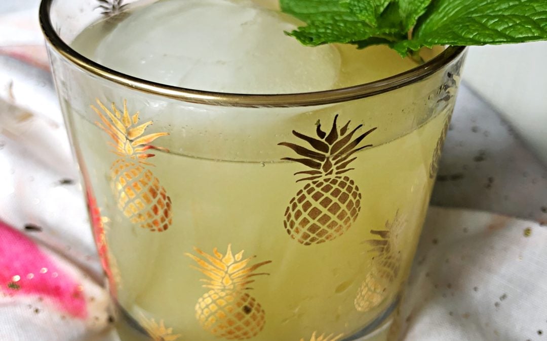 Pineapple Ginger Shrub Mocktail