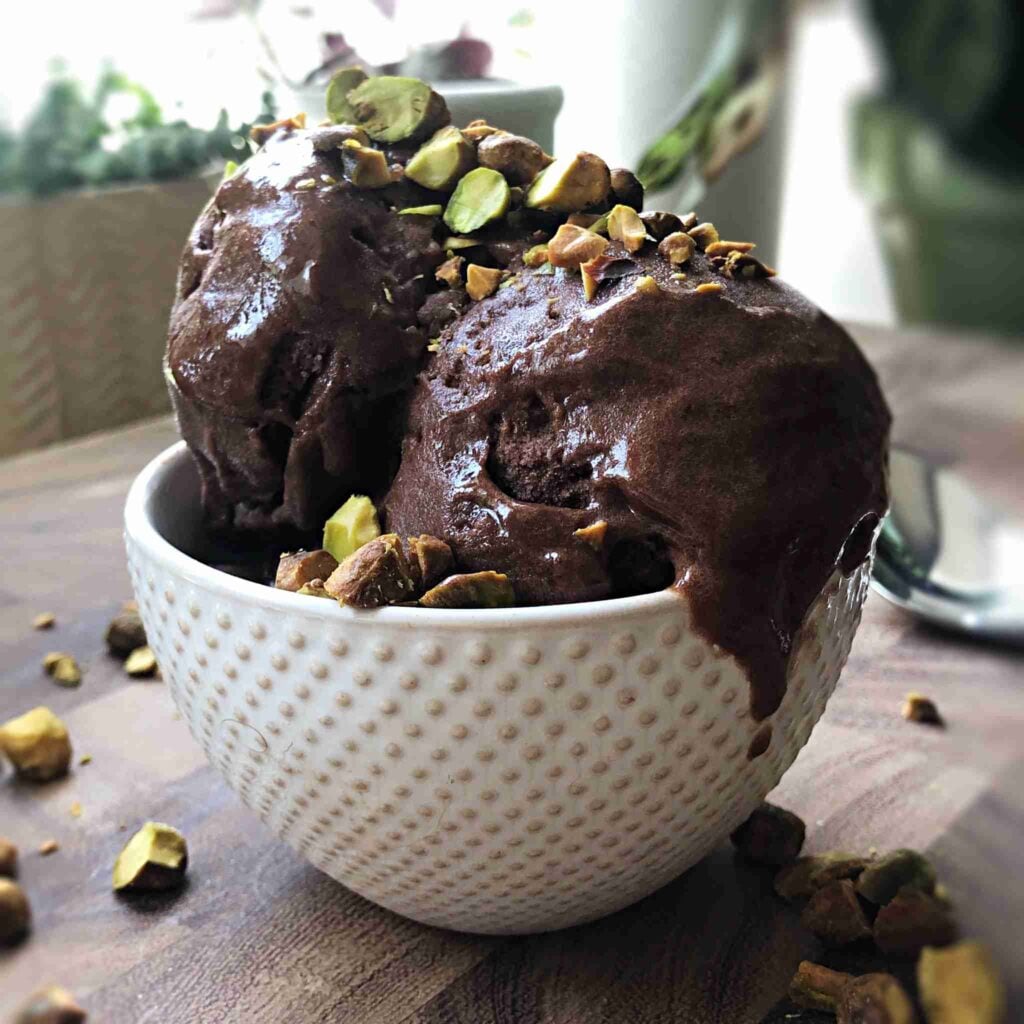 Gentle nutrition says ice cream can fit chocolate nice cream recipe