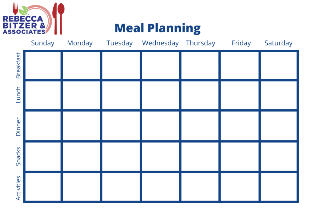how to meal plan