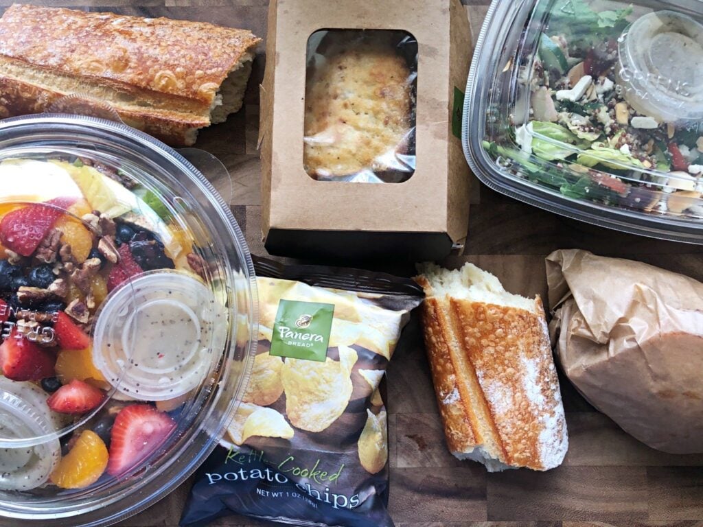 Panera menu items
