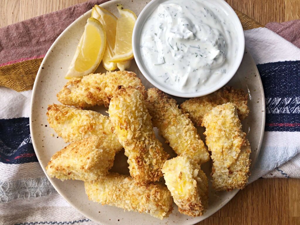 air fried cod
