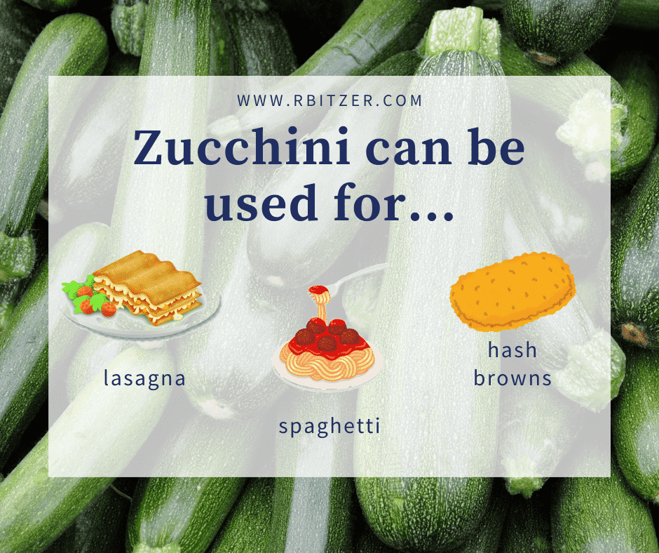 zucchini food substitutions